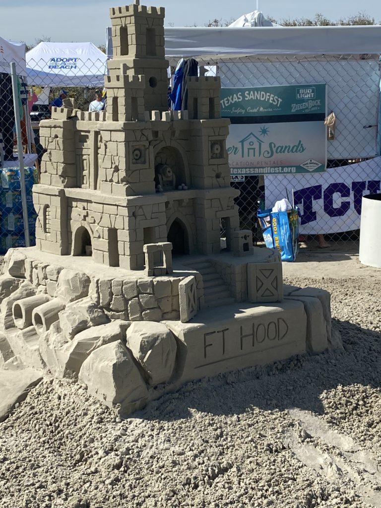 Sandfest 2021 Castle Sand Sculpture